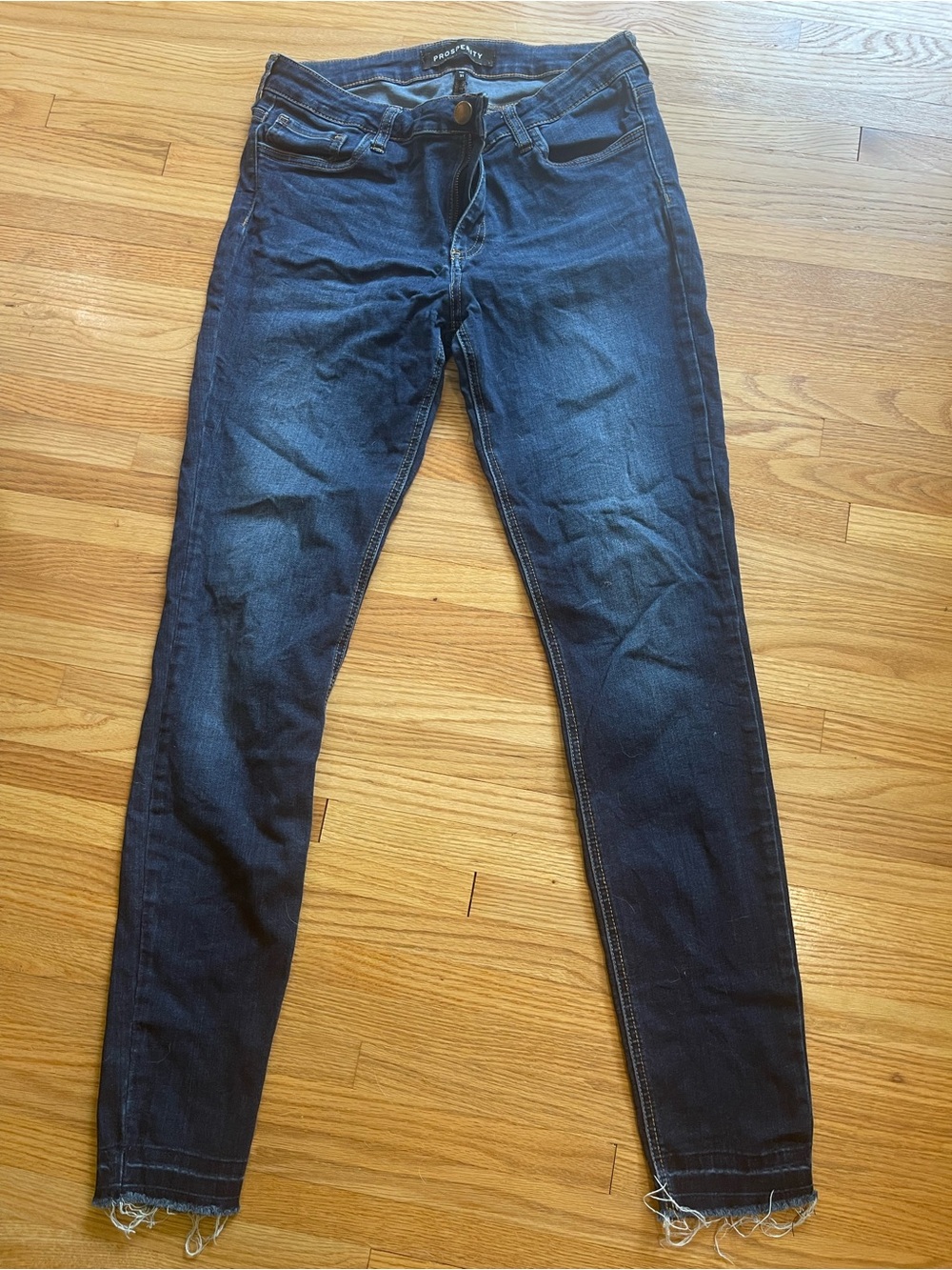 High-Rise Dark Indigo Skinny Jeans for Women